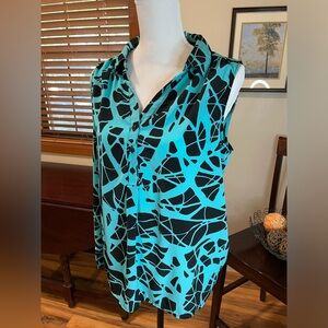 🖤🩵 Dana Buchman Top